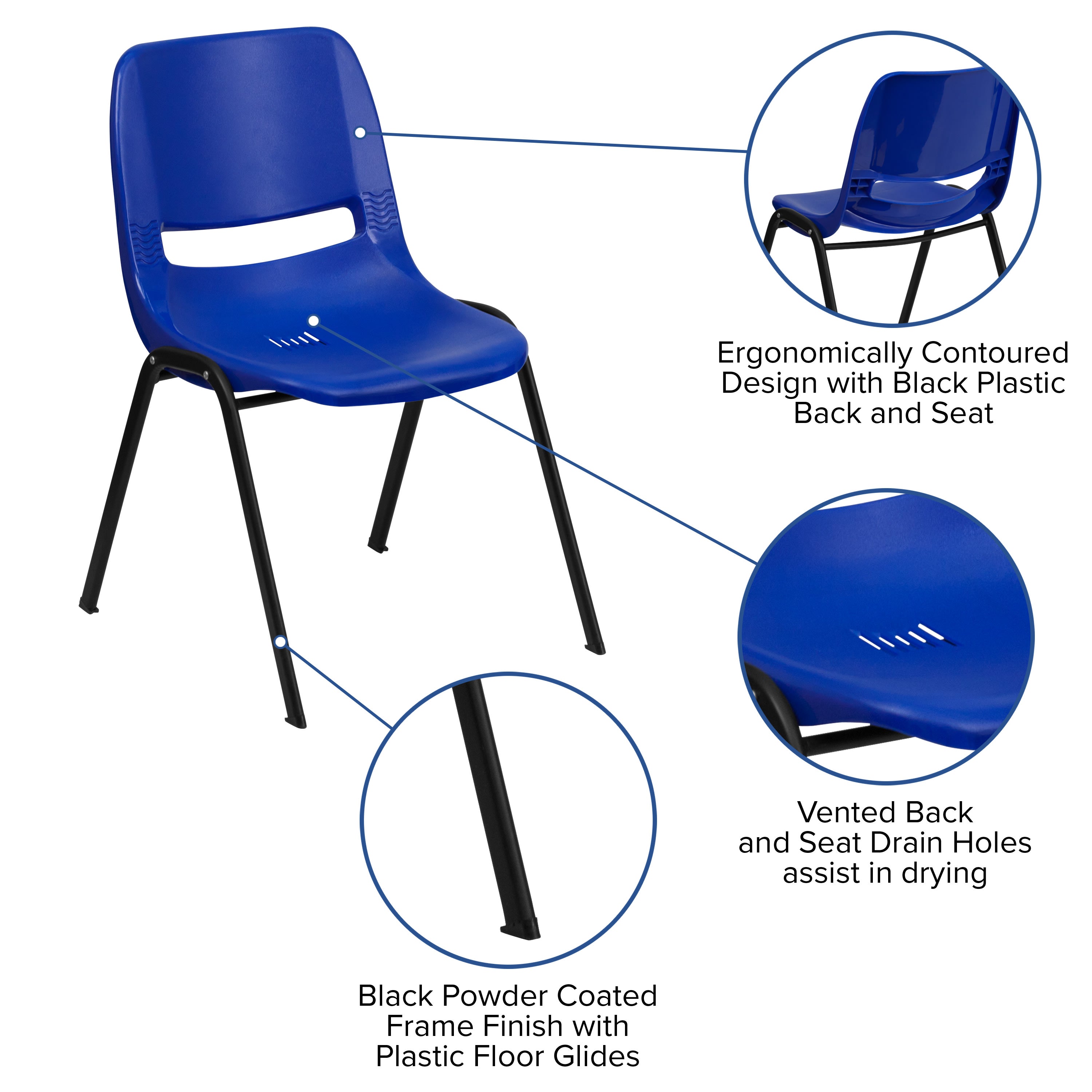 Apex Series Stack Chairs - NextGen Furniture, Inc.