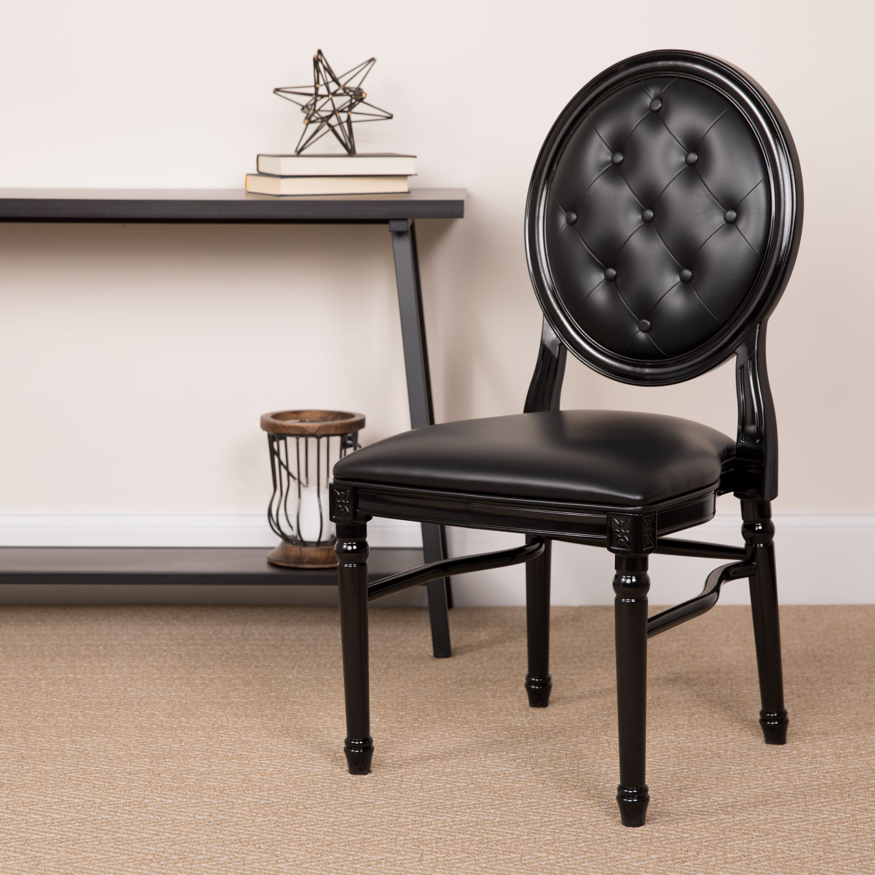 King Louis Dining Chair LE MON KLCH Stack Chairs 4 Less