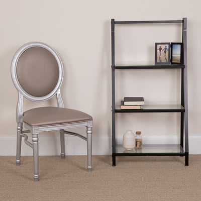 HERCULES Series 900 lb. Capacity King Louis Dining Side Chair - View 2