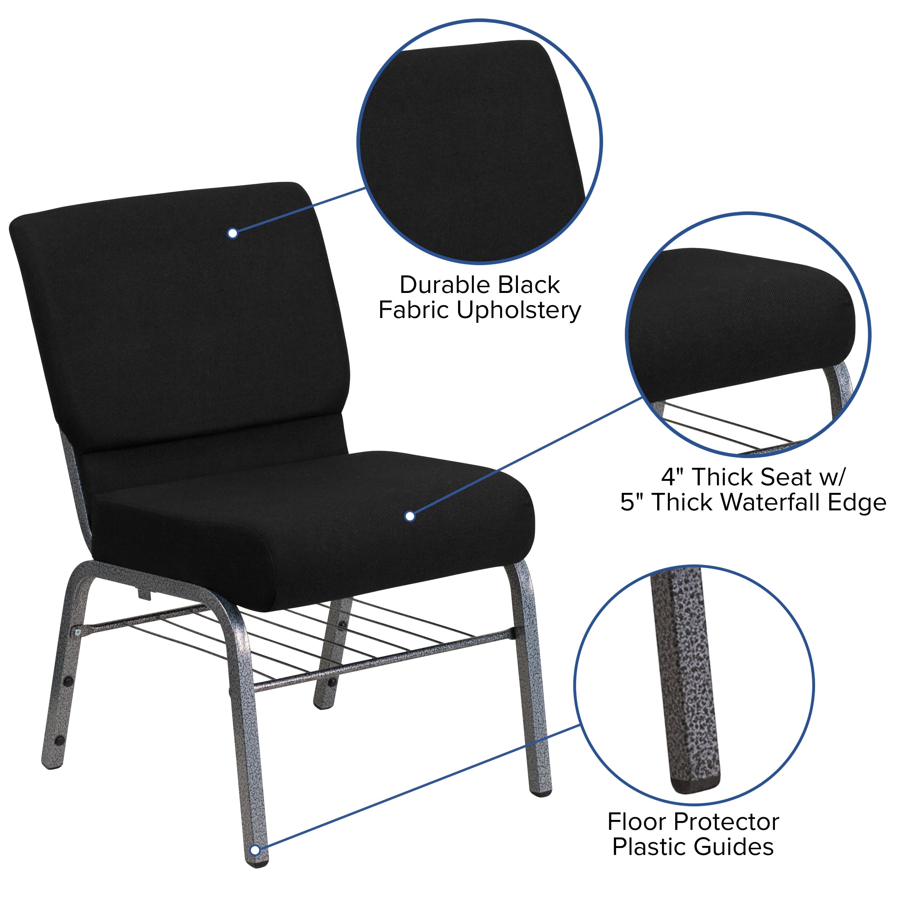 Auditorium Chair with Storage PCHRB 221 Stack Chairs 4 Less