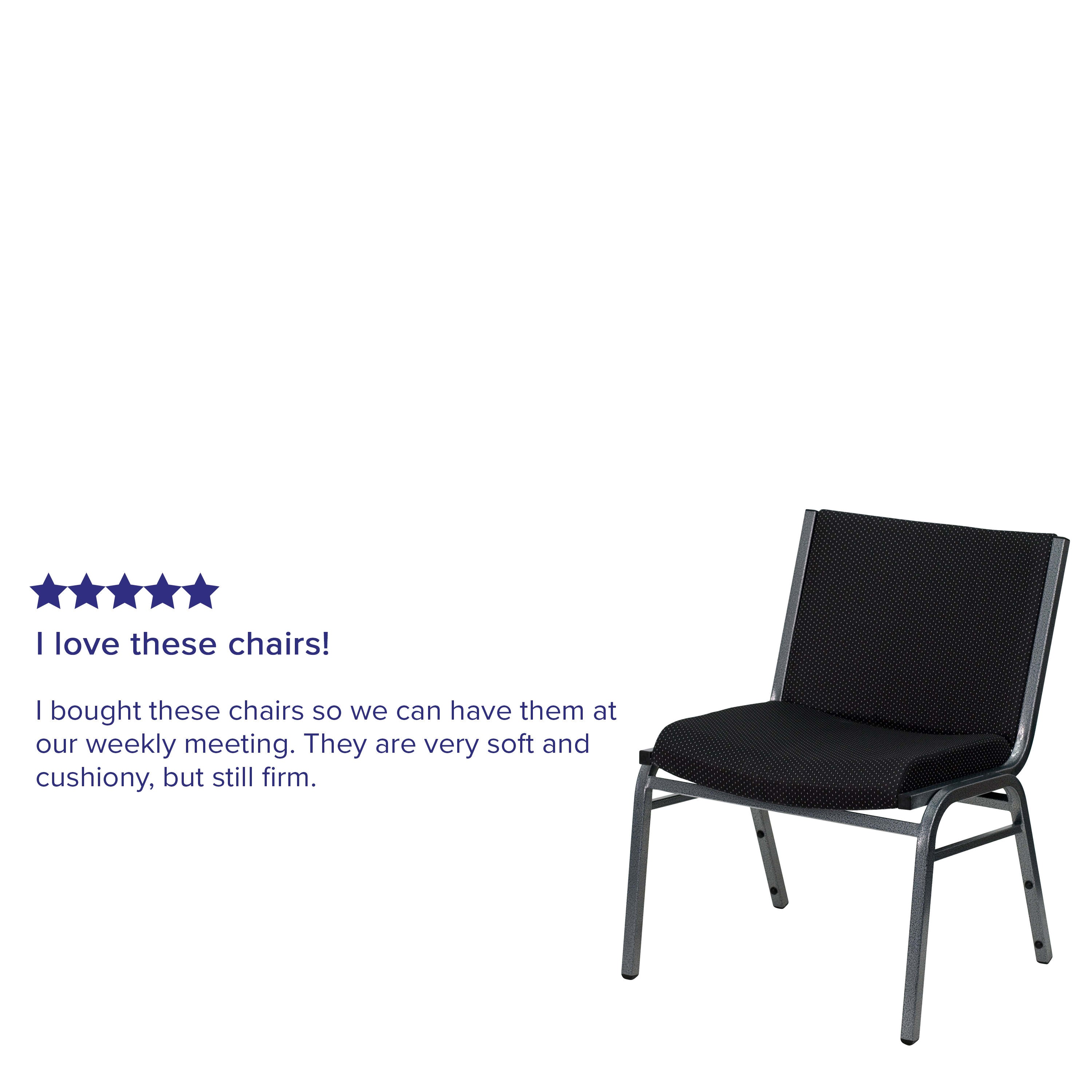 Heavy Duty Metal Chair XU 60555 Stack Chairs 4 Less