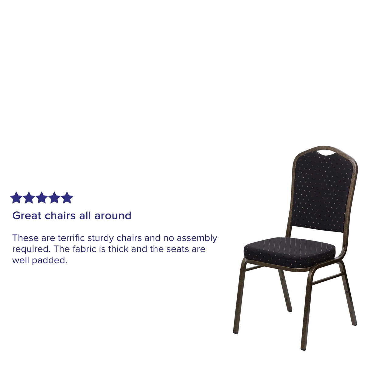 Blue Fabric/Silver Frame |#| Crown Back Stacking Banquet Chair in Blue Fabric - Silver Frame