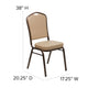 Navy Fabric/Silver Frame |#| Crown Back Stacking Banquet Chair in Navy Fabric - Silver Frame