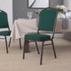 Coffee Fabric/Gold Vein Frame |#| Crown Back Stacking Banquet Chair in Coffee Fabric - Gold Vein Frame