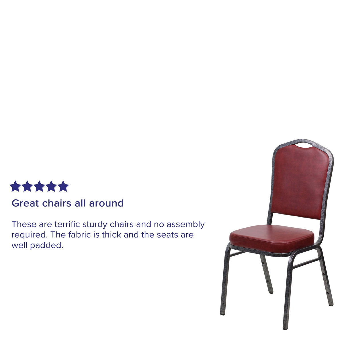 Brown Patterned Fabric/Gold Vein Frame |#| Crown Back Stacking Banquet Chair in Brown Patterned Fabric - Gold Vein Frame