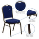 Burgundy Vinyl/Silver Vein Frame |#| Crown Back Stacking Banquet Chair in Burgundy Vinyl - Silver Vein Frame