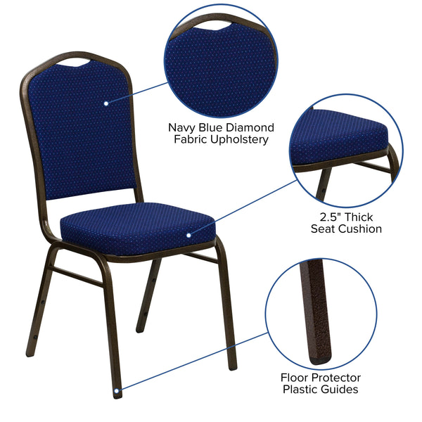 Burgundy Vinyl/Silver Vein Frame |#| Crown Back Stacking Banquet Chair in Burgundy Vinyl - Silver Vein Frame