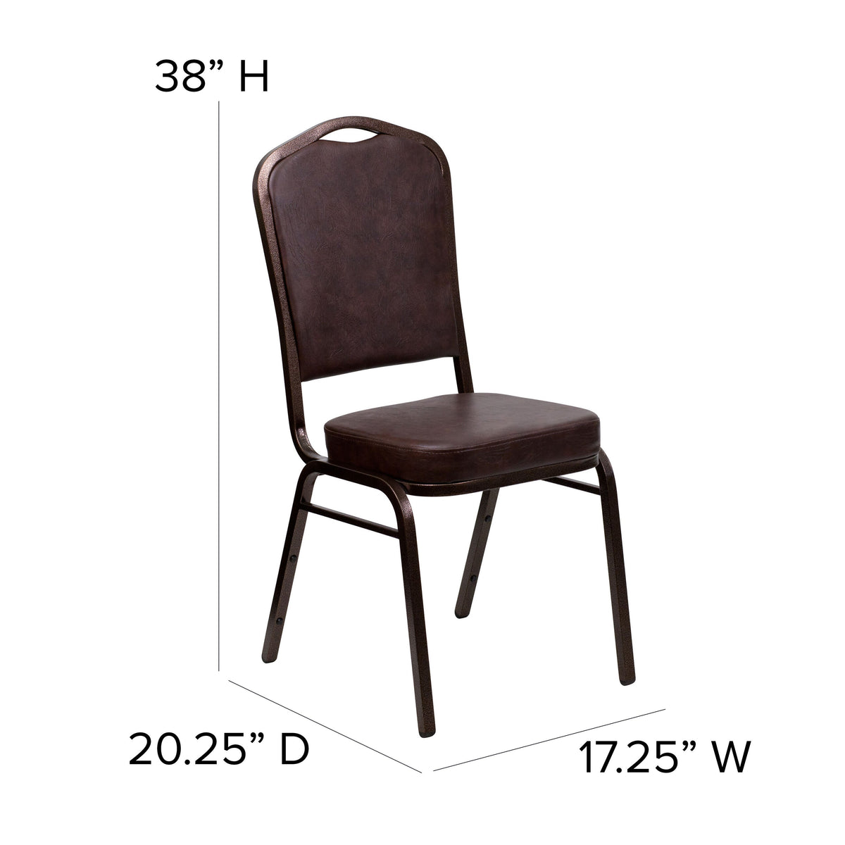 Black Patterned Fabric/Silver Vein Frame |#| Crown Back Stacking Banquet Chair in Black Patterned Fabric - Silver Vein Frame