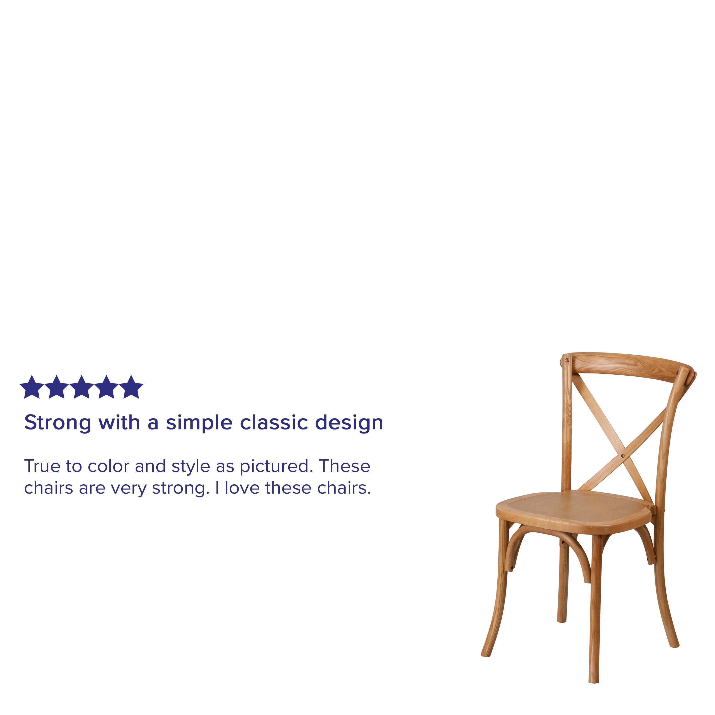Amart cross sales back chairs