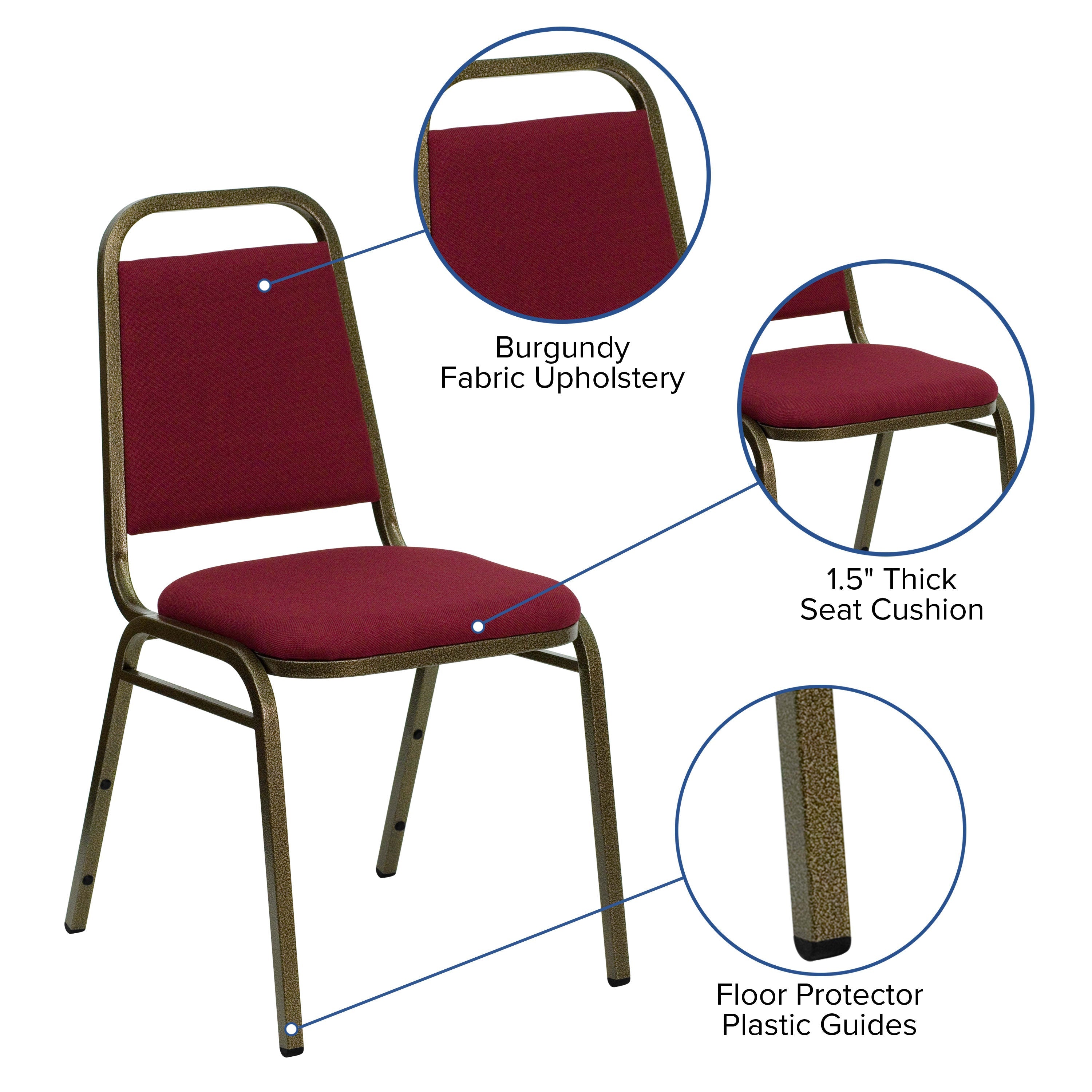Trapezoidal Back Banquet Chair FD-BHF-2- – Stack Chairs 4 Less