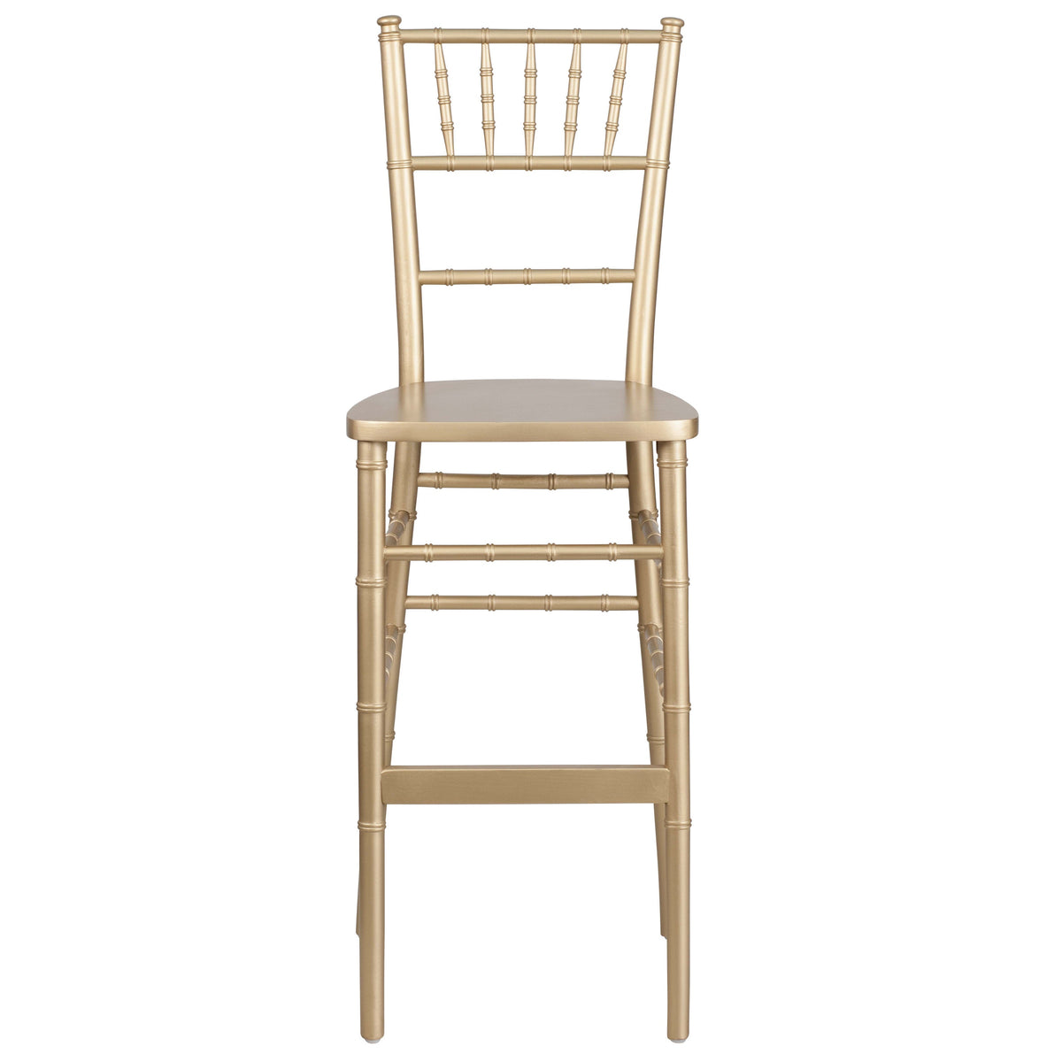 Gold Wood Chiavari Event and Hospitality Stacking Barstool