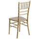 Gold |#| 1100lb. Capacity Gold Wood Stackable Chiavari Event Chair