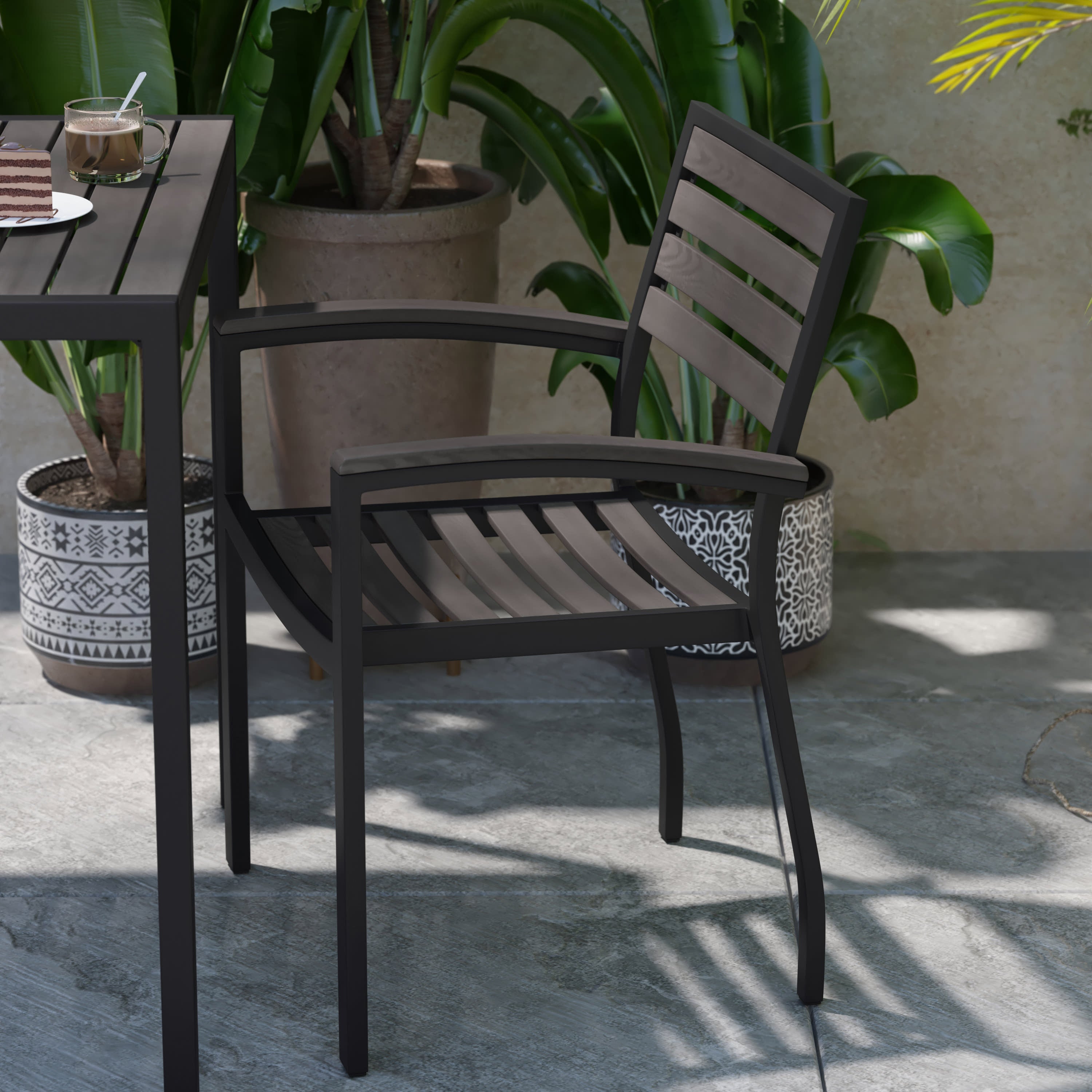 Outdoor chairs aluminum outlet