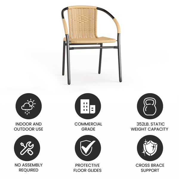 Rattan Stack Chair TLH-037- – Stack Chairs Less