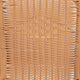 Beige |#| Beige Rattan Indoor-Outdoor Restaurant Stack Chair with Curved Back