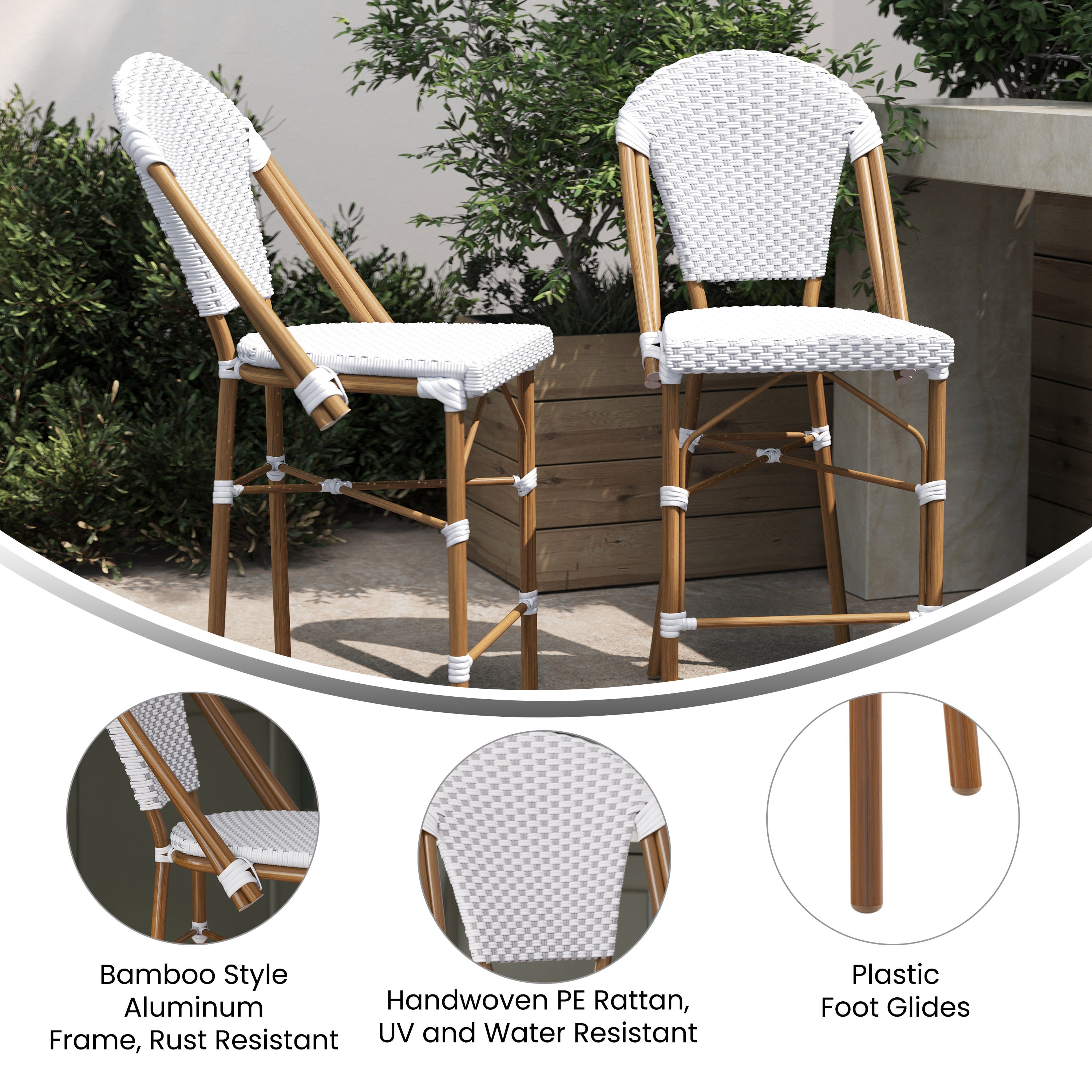 Commercial french bistro chairs top