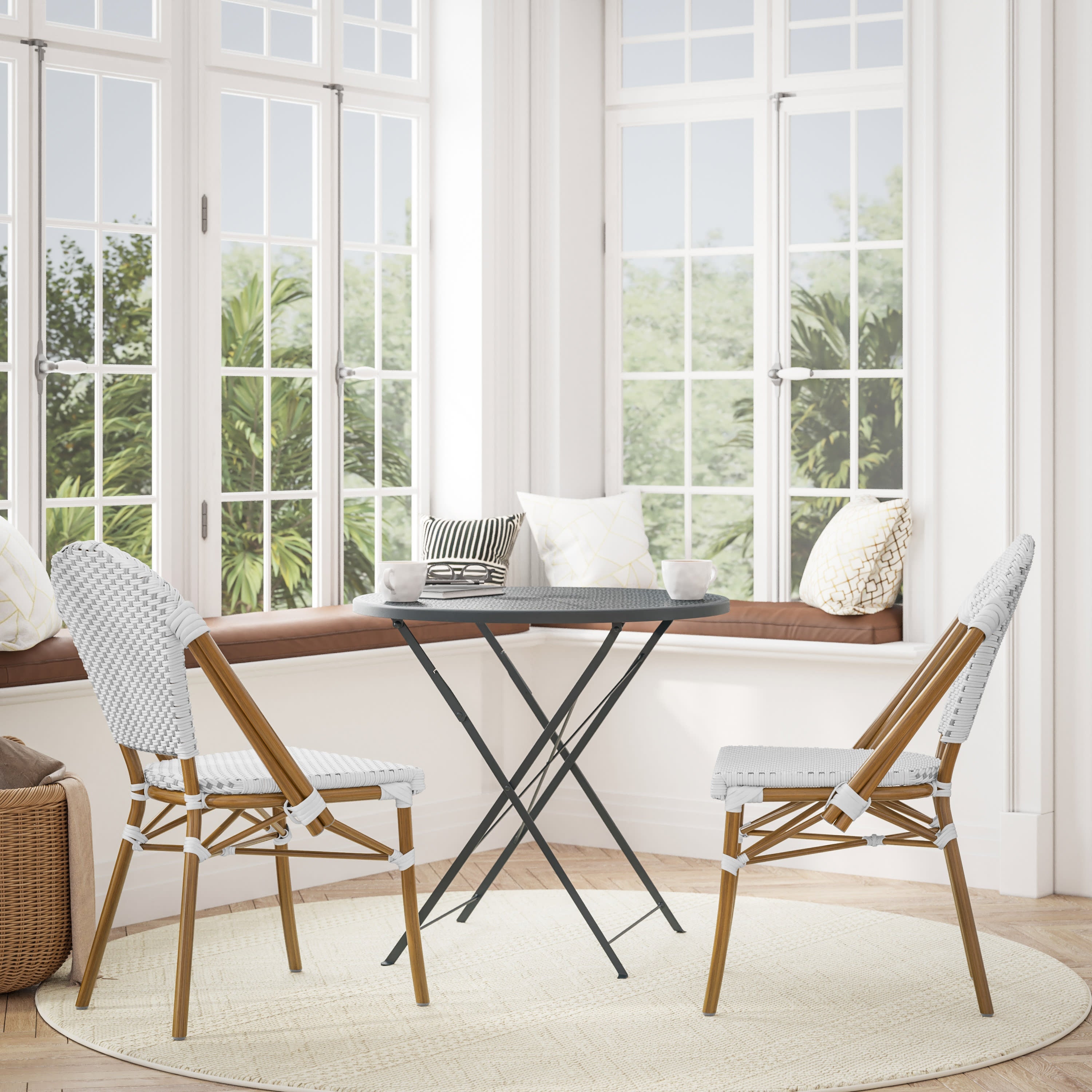 threshold french cafe folding patio chair