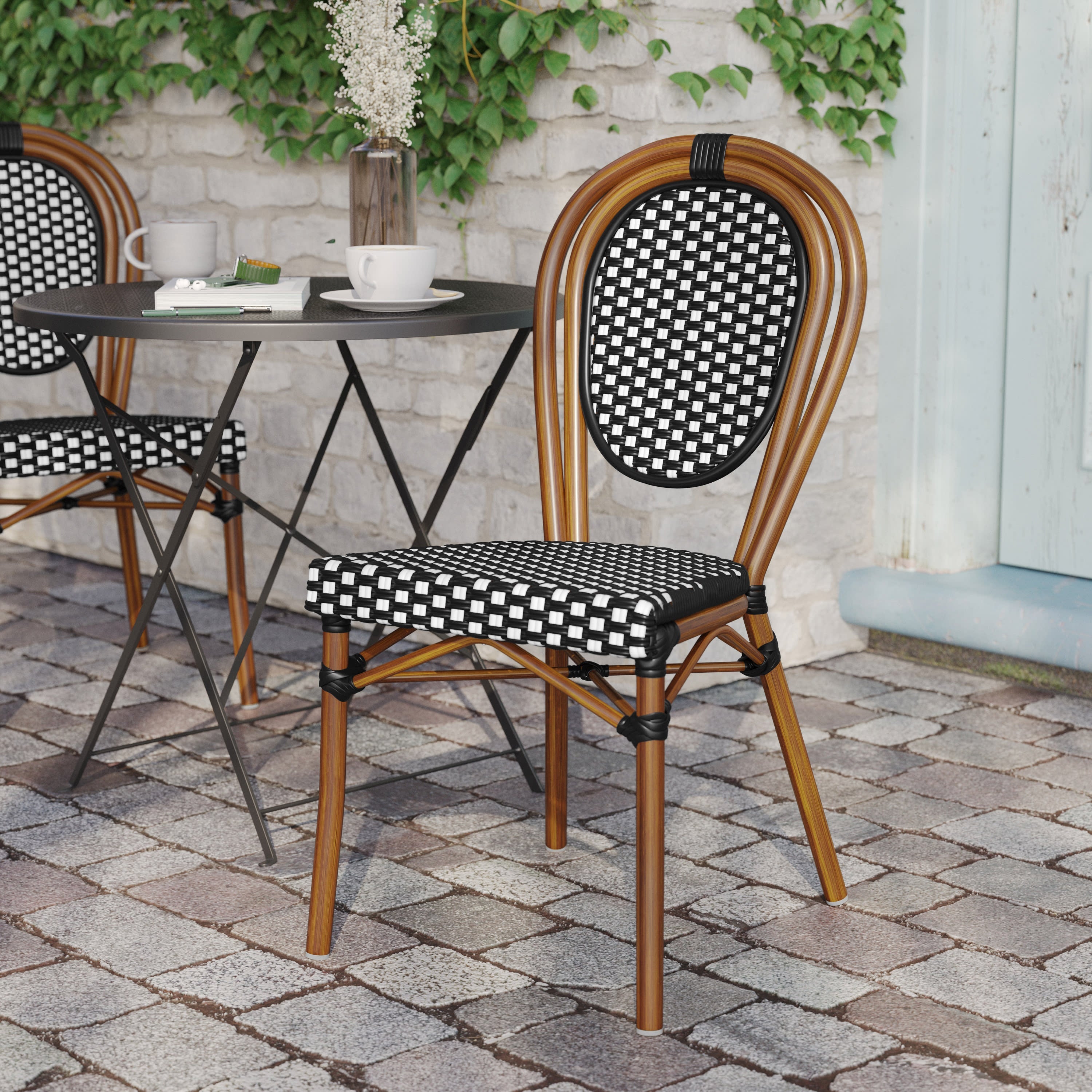 French Cafe Chair SDA AD642002S Stack Chairs 4 Less