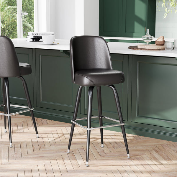 Metal Swivel Bucket Seat Stool BFDH-F-125- – Stack Chairs Less
