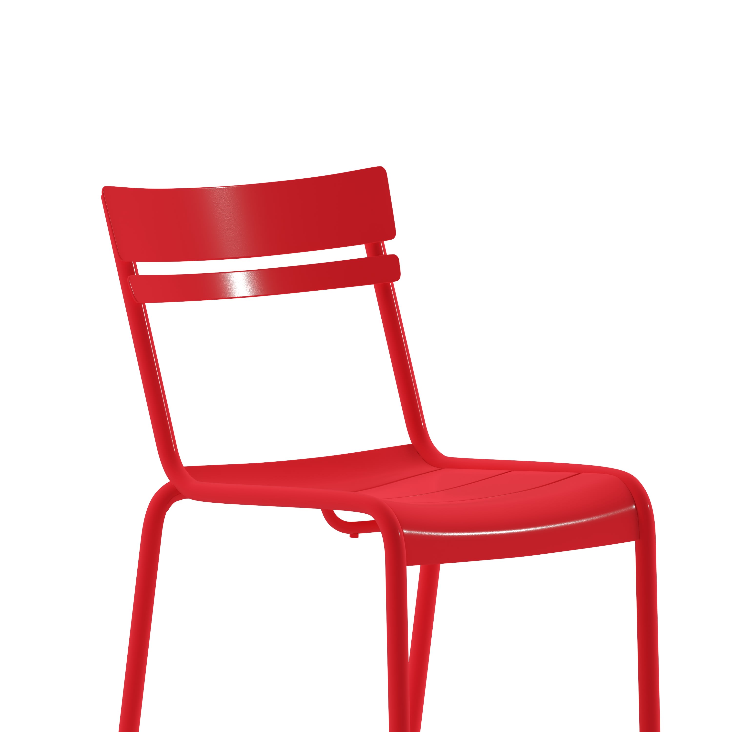 Armless steel chair sale