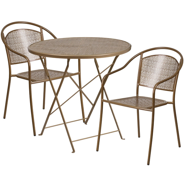 Collapsible patio table and chairs deals