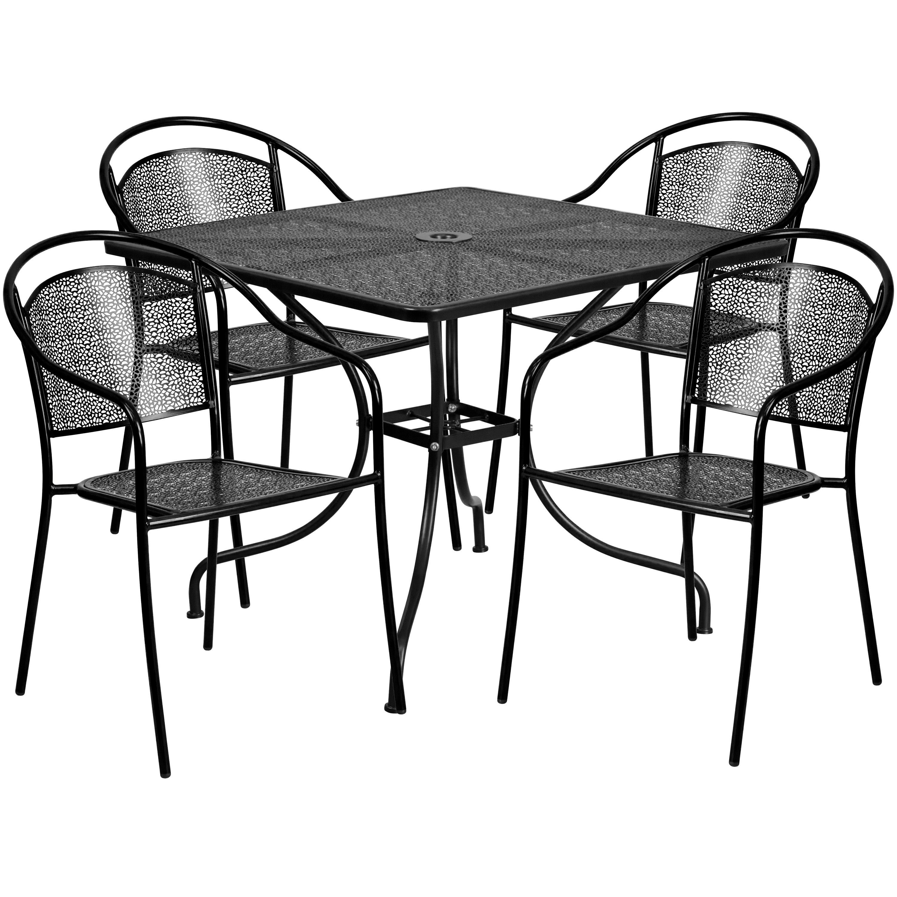 Square patio table set for hotsell 4