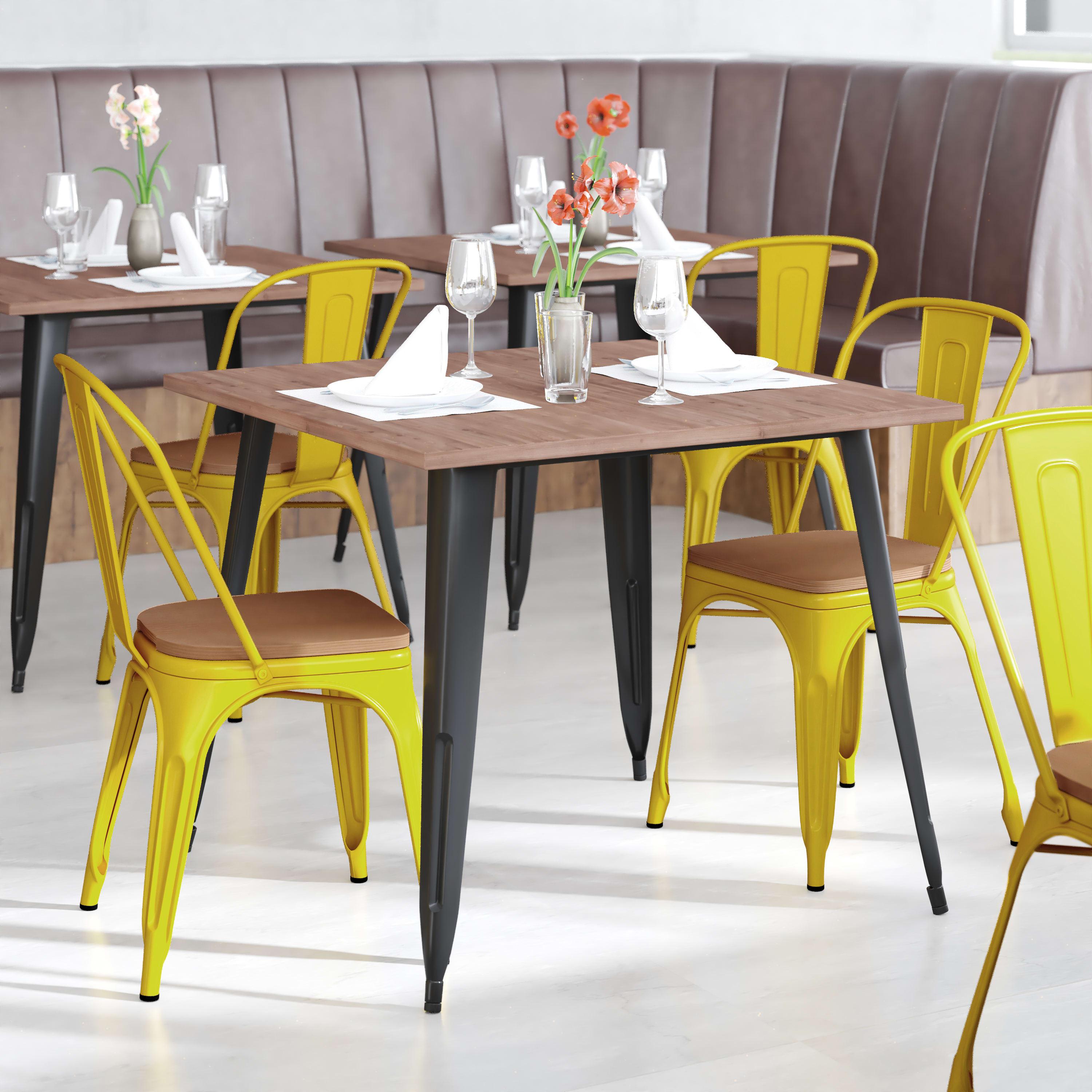 Metal Chair Seat CH 31230 PL1 Stack Chairs 4 Less