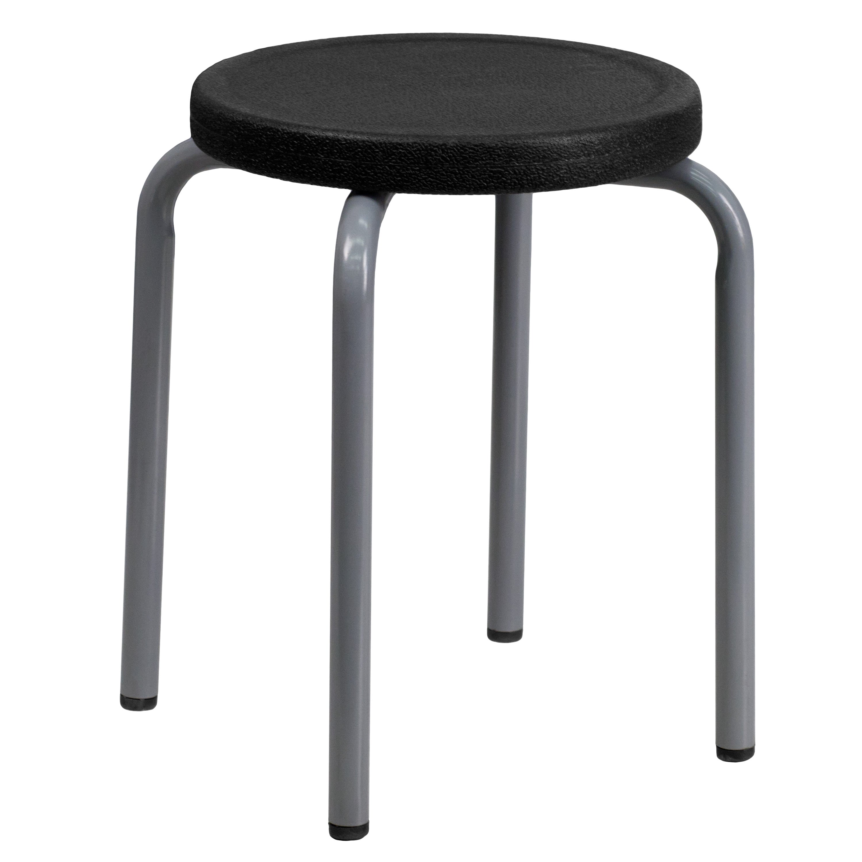 Stackable outlet plastic stools