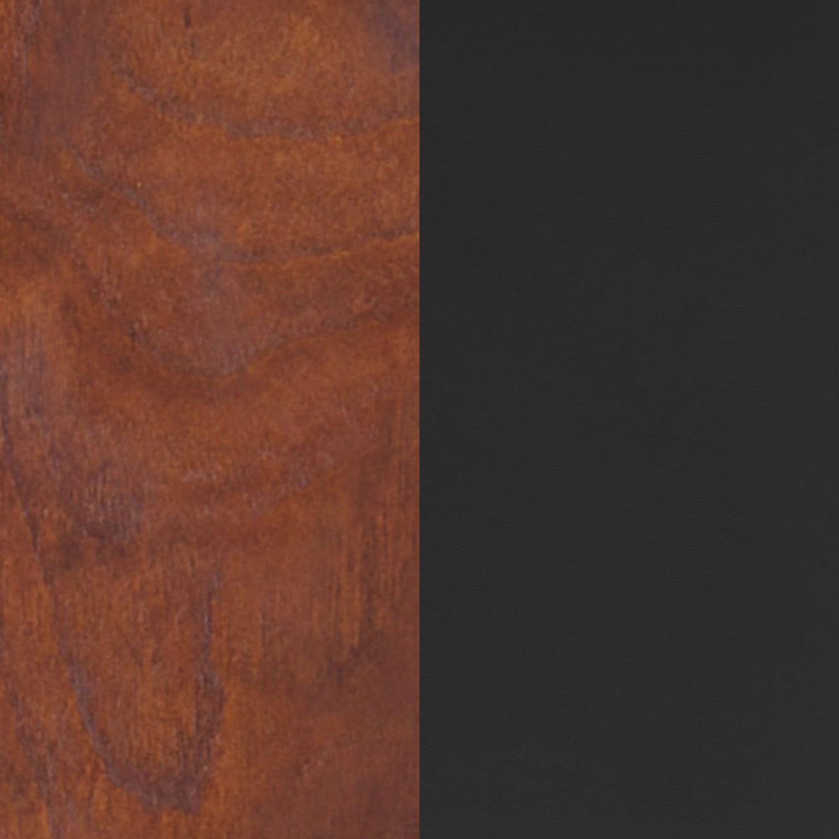 Walnut Wood Back/Black Vinyl Seat |#| Commercial Metal Barstool with Vinyl Seat and Wood Boomerang Back-Black/Walnut