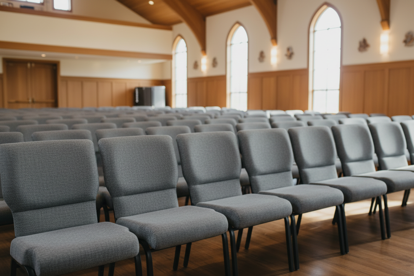 Advantage Church Chair Sanctuary Scene – No People