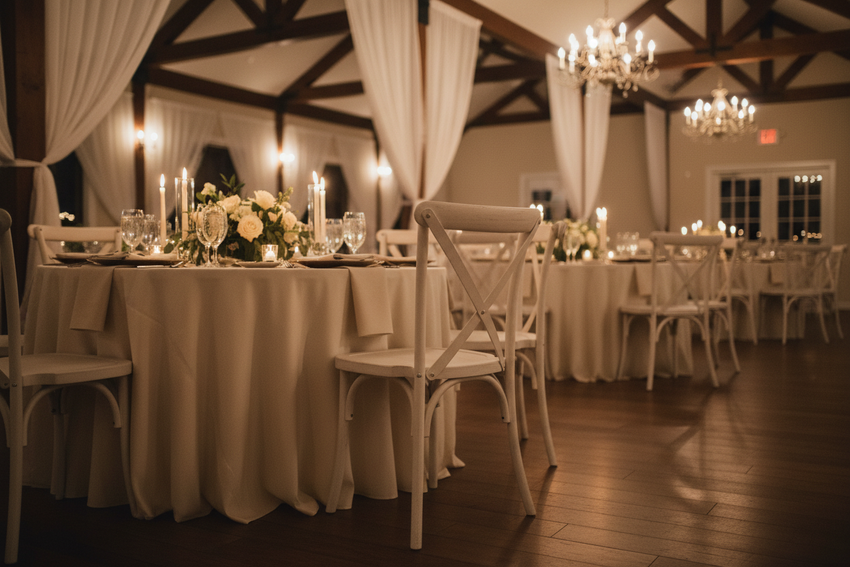 Advantage Resin X-Back Chair – Wedding Reception, Hip Height