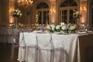 Ghost Side Chair – Table Height, Sharp Focus