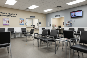 HERCULES Series 1000 lb. Bariatric Chair — Authentic Medical Office Waiting Area