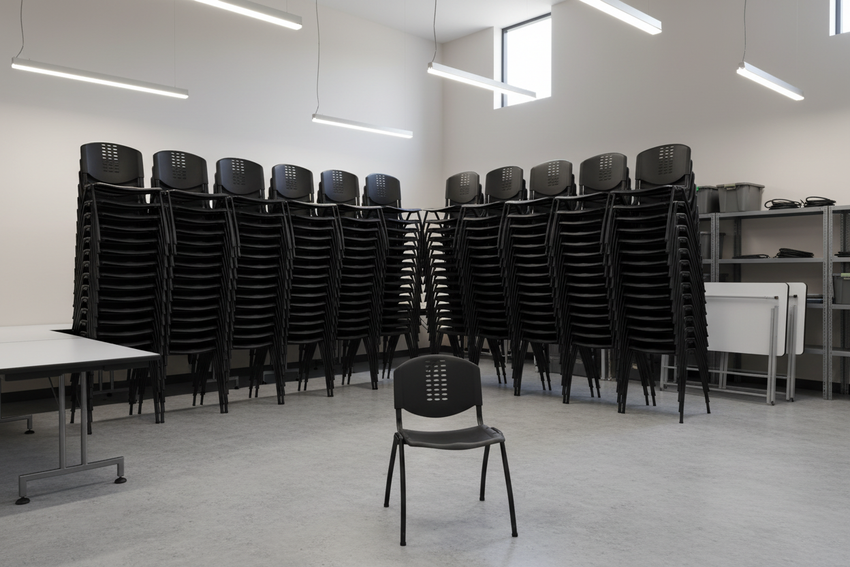 HERCULES Series Plastic Stack Chair — Storage Efficiency